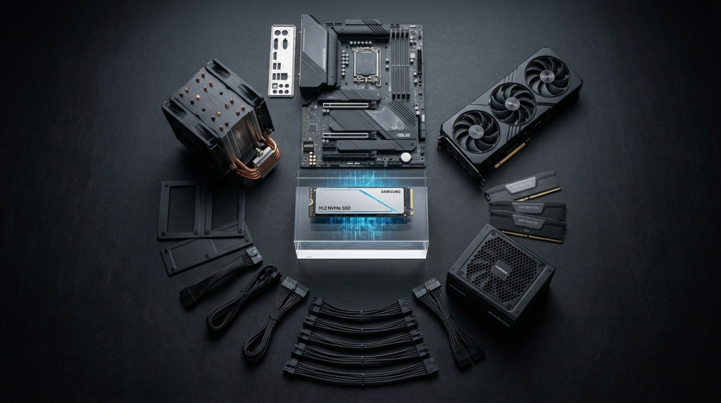 PC Build Exploded View