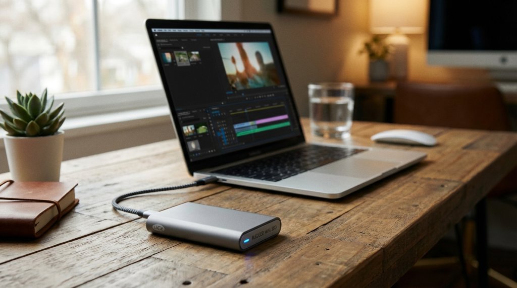 External SSD Lifestyle Shot