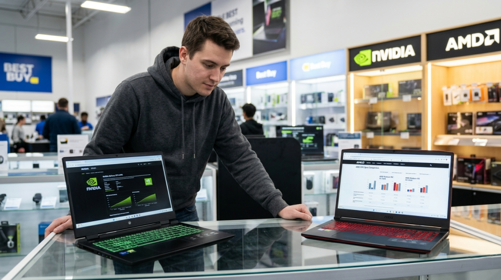 Buyer Decision Moment: Laptop Store Discovery