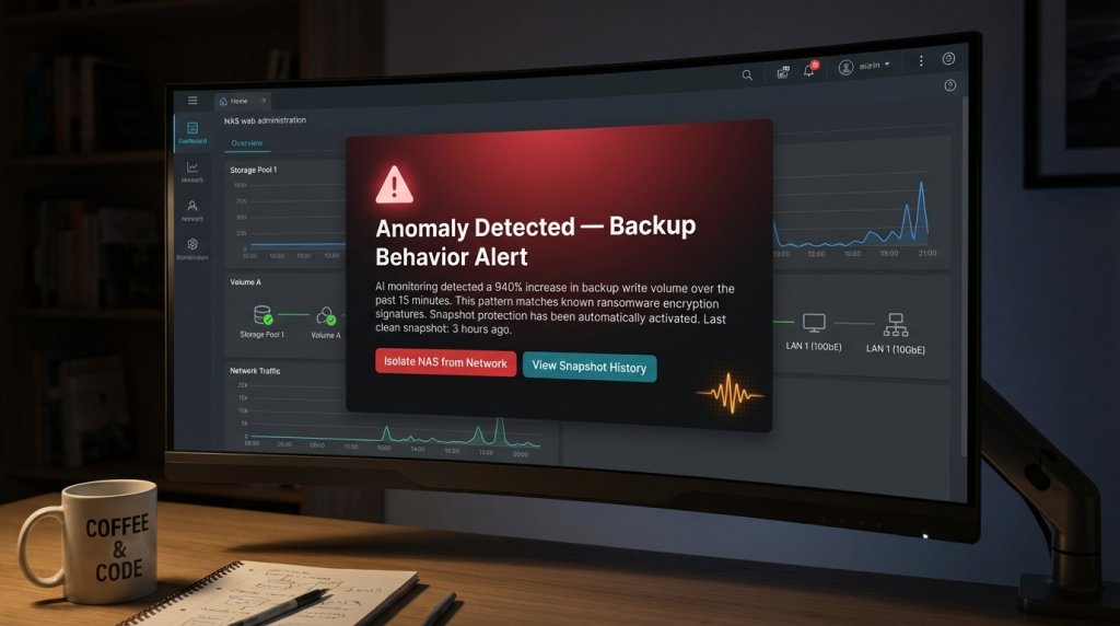 Ransomware Detection Alert Visualization on NAS Management Software