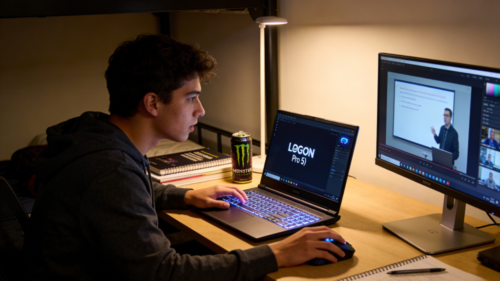 Legion Pro 5i Gaming Session Lifestyle