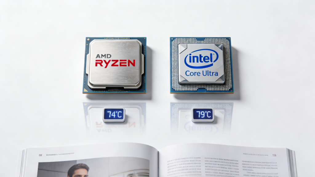 CPU Thermal Architecture Side by Side