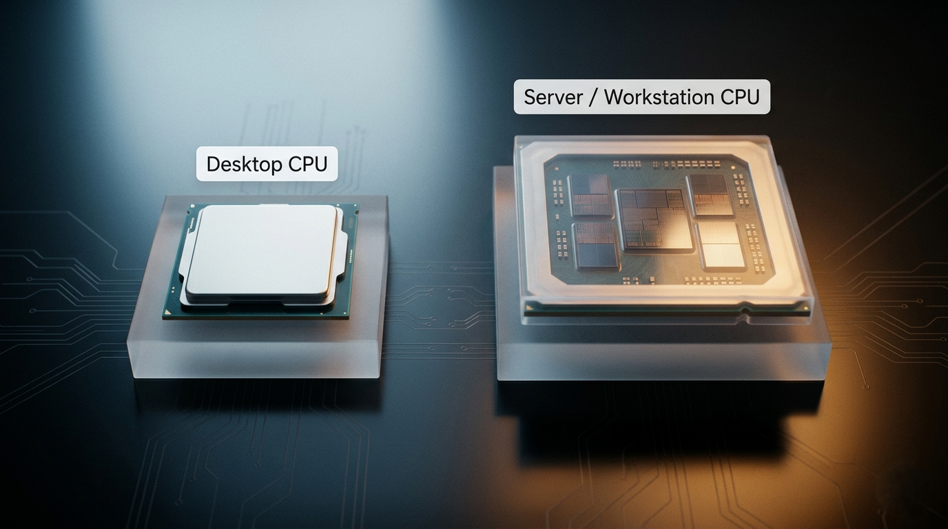 Desktop CPU vs. Server CPU: What’s Actually Different Under the Hood in 2026