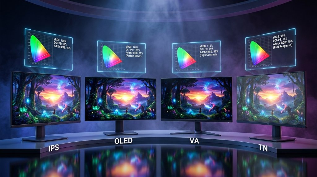 Color Accuracy and Gamut Visualization