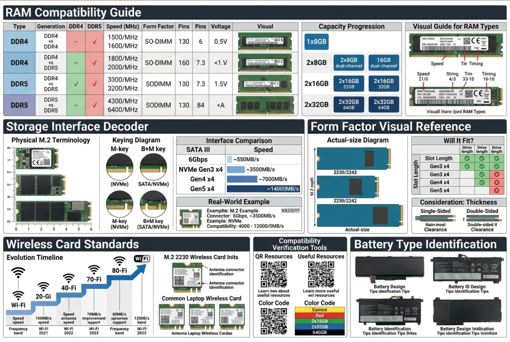 Component Compatibility Quick Reference Chart