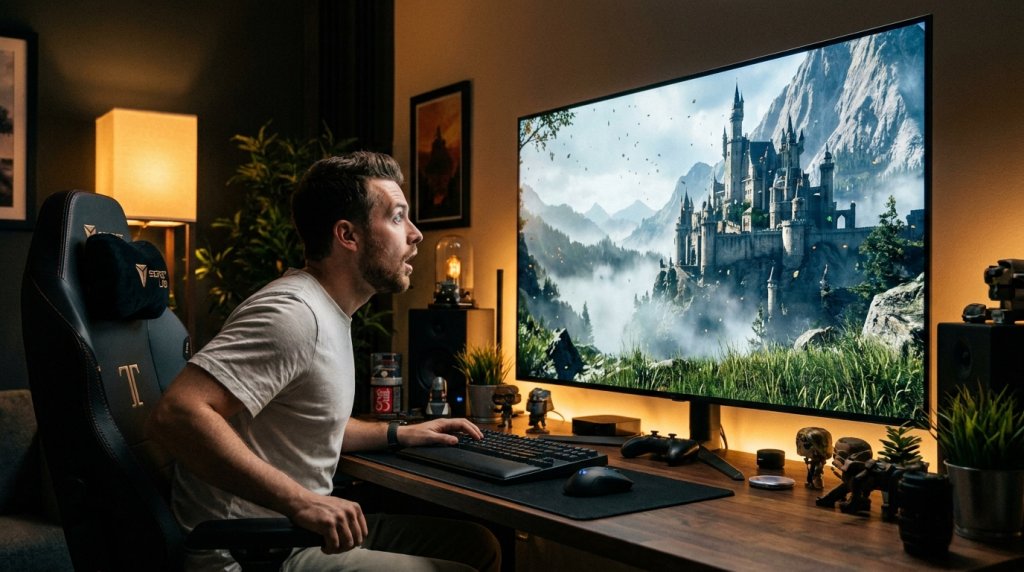 4K Gaming Lifestyle Scene