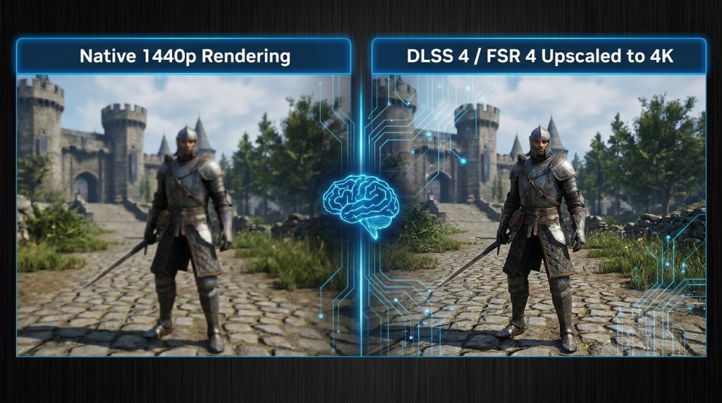 AI Upscaling Before vs After Comparison