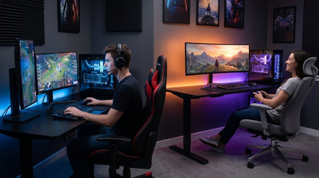 Real-World Gaming Scenario Comparison