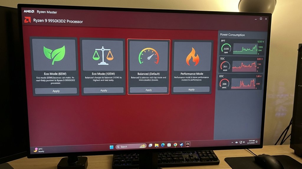 AMD Ryzen Master Power Profile Interface