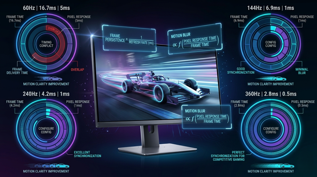 Response Time and Refresh Rate Correlation