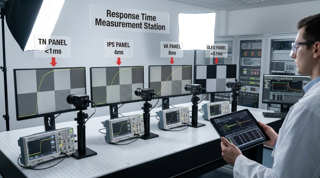 Panel Technology Response Time Laboratory Test