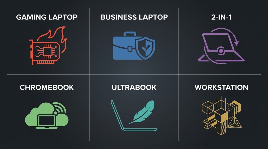 Modern Laptop Taxonomy Grid