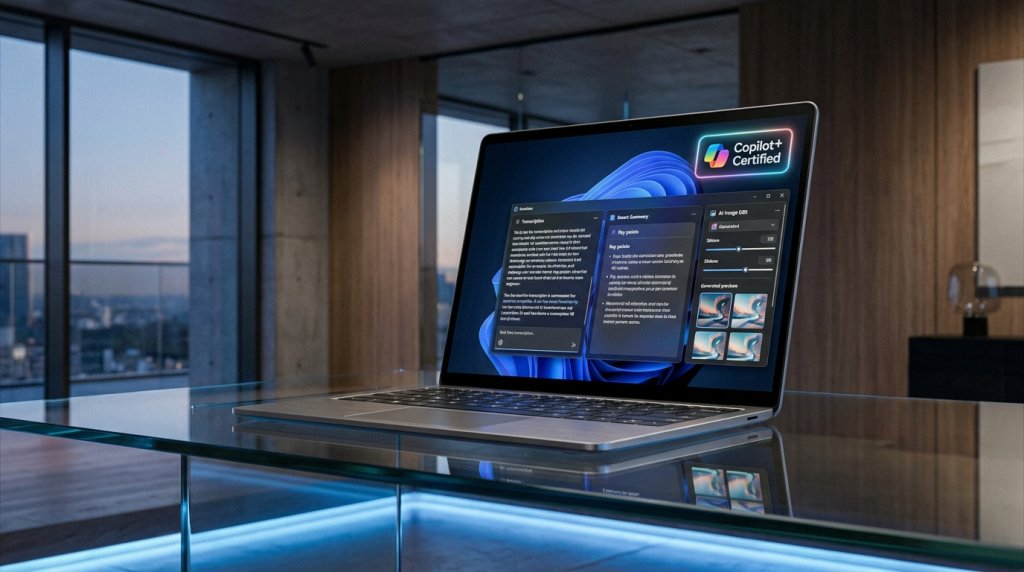 AI Copilot+ Laptop Feature Visualization