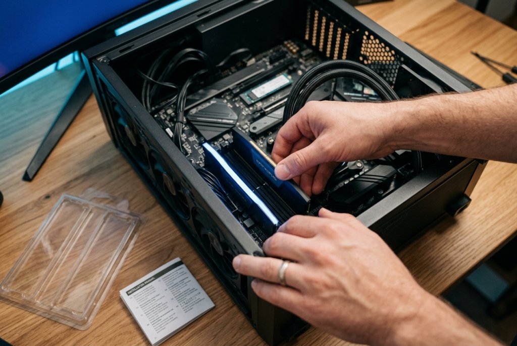 Installing DDR5 RAM into motherboard