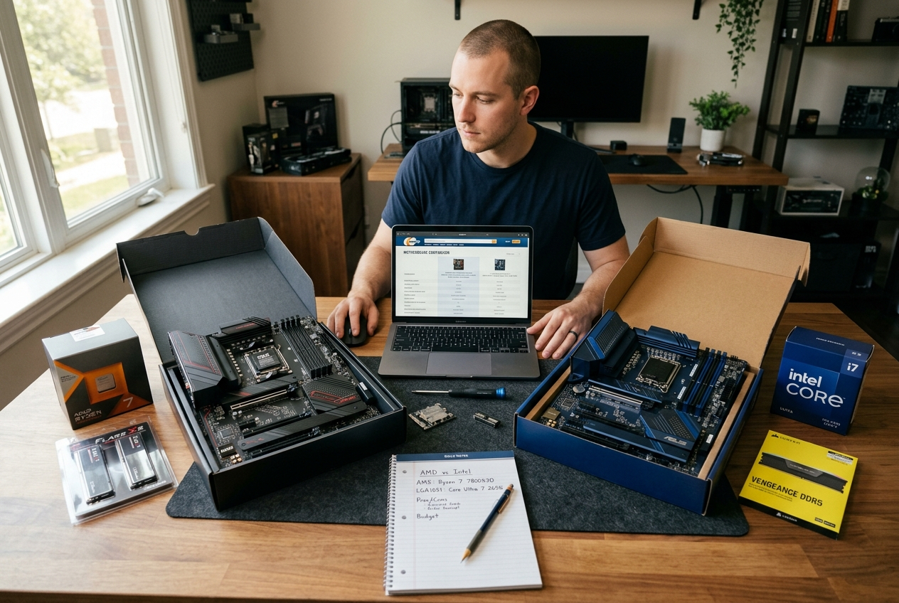 AMD or Intel Motherboard in 2026? A Complete Buyer’s Guide for Gamers, Creators, and Builders