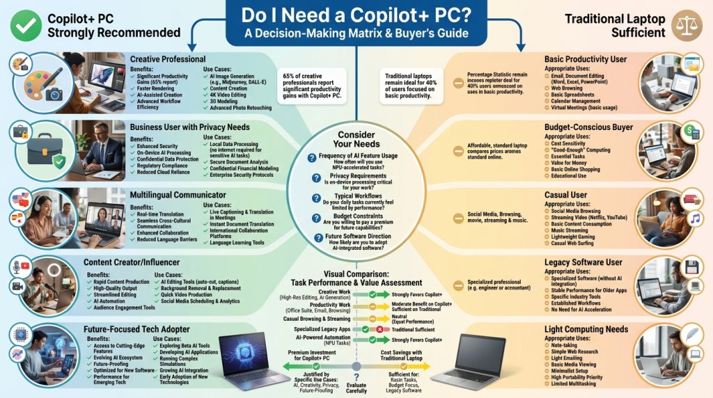 Copilot+ PC Decision Making Guide and Use Case Matrix