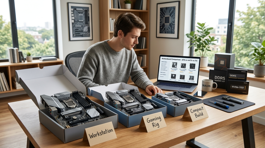 Form factor decision — builder choosing at desk