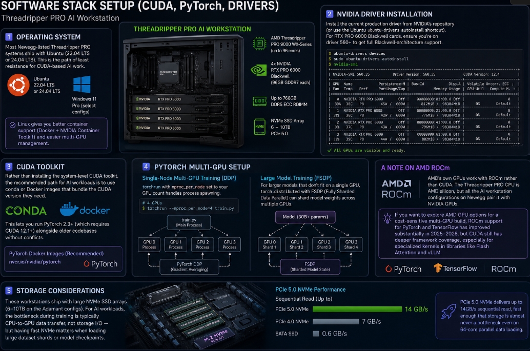 Threadripper PRO AI workstation follows