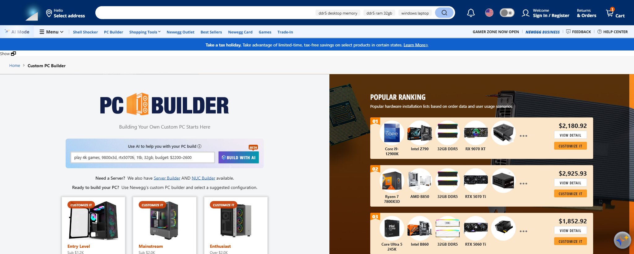 How to Use Newegg’s Custom PC Builder: From Blank Page to Complete Build How to Use Newegg’s Custom PC Builder: From Blank Page to Complete Build