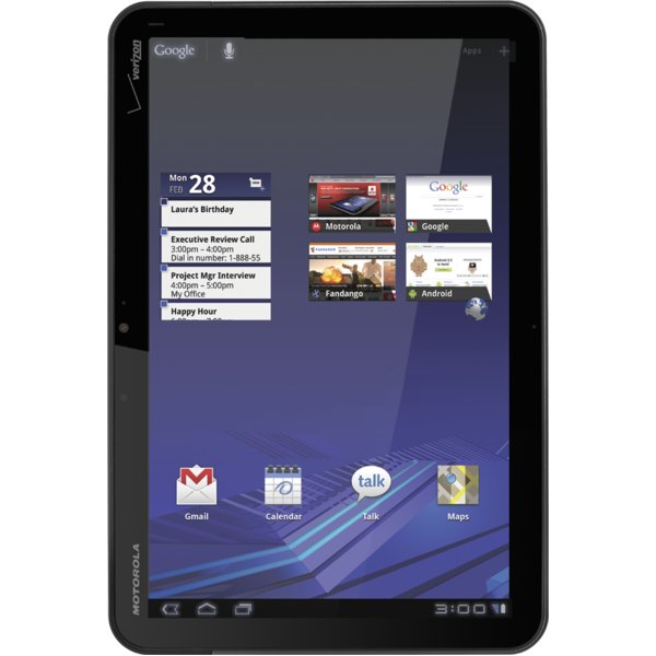 Motorola Xoom in action Motorola Xoom in action