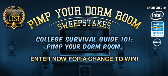 Pimp Your Dorm Room Sweepstakes