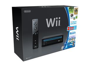 Black Wii system bundle