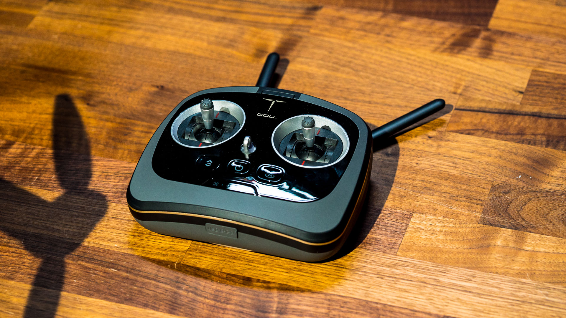 The GDU transmitter is a high-quality build with familiar design elements