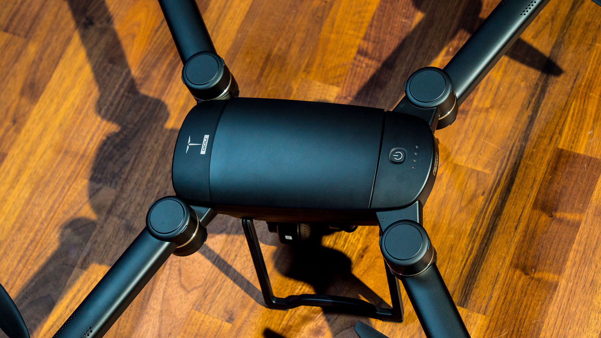 The GDU Byrd Premium 2.0 folds quite nicely into a portable form