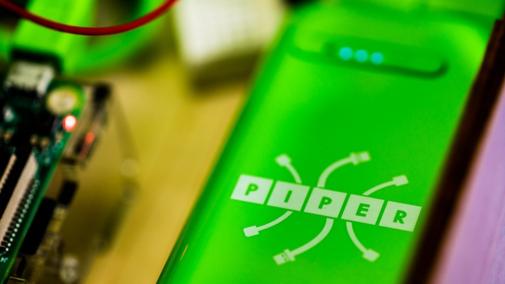The Piper DIY computer kit is powered by a 6000mAh power bank, but can utilize any similar size power bank for mobile computing, so kids can take the educational gaming on the road.