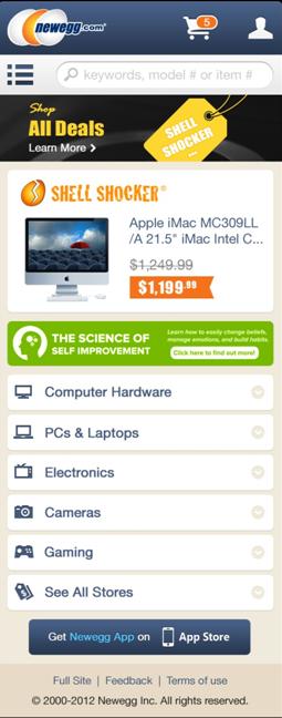 mobile site