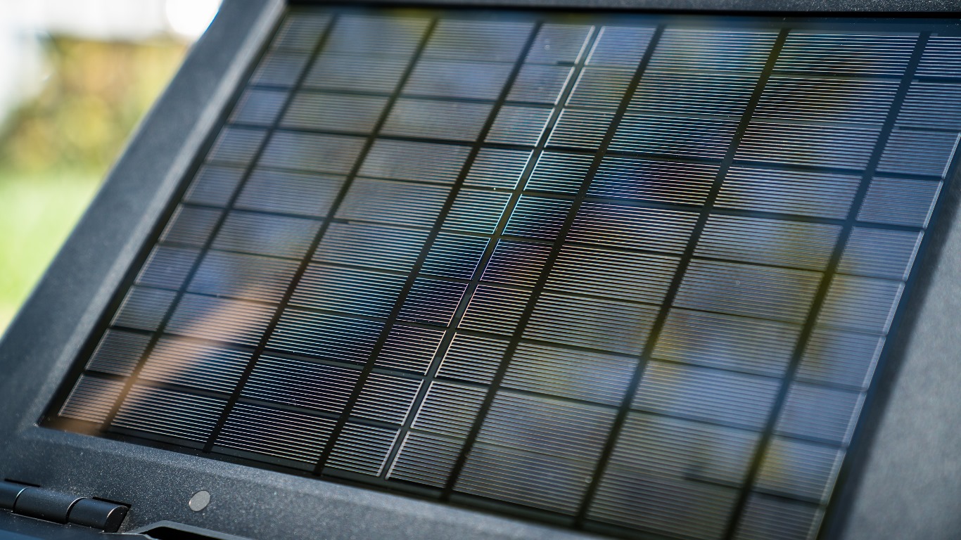 Photovoltaic cells make up solar panels and capture energy when electrons are discharged in sunlight.