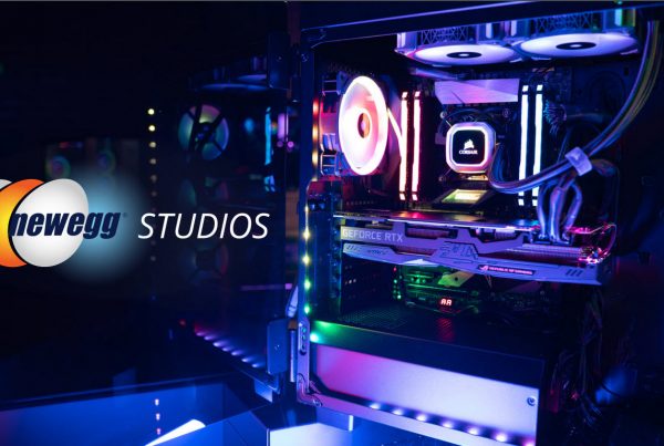 Newegg Studios uses content marketing and rich, educational messaging to craft an engaging brand pitch.